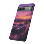 Sunset Skyline R34 Car Phone Case | Tough Phone Case