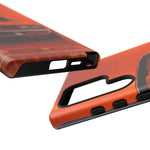 Orange Cuda Phone Case, 71 Classic Muscle Car Tough Cover