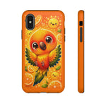 Sun Conure Kawaii Citrus Art Tough Phone Case