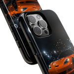 Orange C6 Neon Car Meet Tough Phone Case