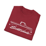 1978 C10 Scottsdale Outline Silhouette Truck T-Shirt Line Art Silhouette Emblem Chevy Pickup Fan Gift