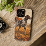 German Shorthaired Pointer Pointing Art Tough Phone Case