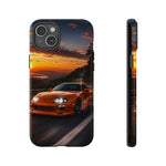 Supra MK4 Orange Touge Night JDM Speed Art Tough Phone Case
