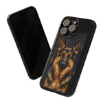 German Shepherd Geometric Art Tough Phone Case - Low Poly