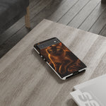 Burmese Golden Sable Portrait Art Tough Phone Case