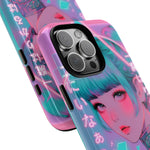 Neon Cyber Geisha phone case | Tough Case