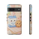 Milk Cookie Phone Case Cute Food Kawaii Tough Cover Gift Art