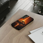 Z06 C8 Phone Case, Orange Racing Livery Studio Cover