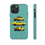1969 Camaro SS Yellow Triple View Tough Phone Case Cover Gift