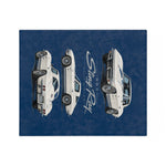 1963 Split Window Corvette Sting Ray Cars Velveteen Blanket | Classic Throw
