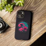 Great Dream Wave Circular Badge Vaporwave Phone Case – Japanese Aesthetic