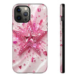Pink Glitter Star Tough Case | Sparkle Phone Case