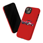 Red Classic Corvette C1 Illustration phone case | Retro Car Tough Case