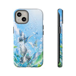 Copy of Silver Butterflies Tough Case | Blue Sky Water Droplets Phone Cover