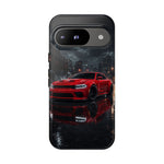 Charger Hellcat Widebody Red Rain Art Phone Case