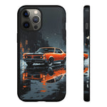 1966 GTO Orange Rainy City Tough Phone Case Cover Gift Art