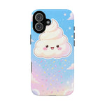 Kawaii Whipped Cream Cloud Tough Case | Cute Pastel Sprinkles Phone Cover