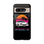 Retro IROC-Z Camaro phone case | 80s sunset palm car design