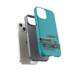 Turquoise 1960s GTO Car Phone Case | Retro Muscle Car