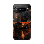 Challenger RT Phone Case, Rainy City Night Muscle Car Tough Cover