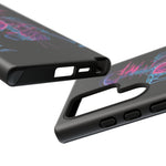 Neon Anatomical Skeleton Phone Case | Internal Displacement Art