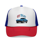 1965 Corvette Trucker Cap Hat | Classic C2 Sting Ray 65 Vette Mesh Snapback