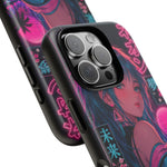 Vaporwave Kohat Pink Anime Girl Phone Case – Japanese Aesthetic