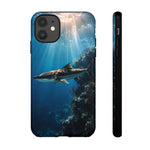 Cobia Reef Phone Case, Shaft of Light Ocean Fishing Tough Cover