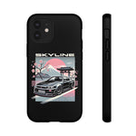 R34 Skyline GT-R Sakura Mountain JDM Tough Phone Case Gift