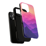 Pastel Mountain Haze Vaporwave Art Tough Phone Case