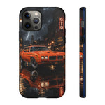 70 GTO Judge Phone Case, Rainy City Night Muscle Car Cover