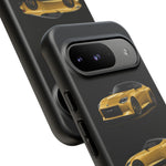 Gold Fairlady Z Classic Sports Car Tough Phone Case - 3 View