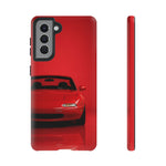 Red Miata Phone Case, NA MX5 90s JDM Roadster Tough Cover