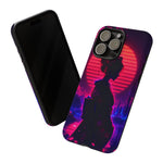 Neon Geisha Silhouette Phone Case | Tough Cover