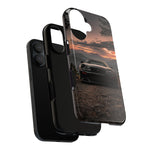 MK4 Supra Phone Case, Black JDM Sports Car Mountain Dusk Cover