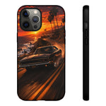 Charger RT Phone Case, Black Coastal Highway Motion Blur