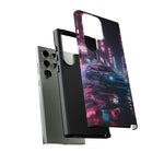 Skyline GT-R Tokyo Rain JDM Night Art Tough Phone Case