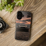 MK4 Supra Phone Case, Black JDM Sports Car Mountain Dusk Cover