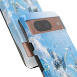 Copy of Silver Butterflies Tough Case | Blue Sky Water Droplets Phone Cover