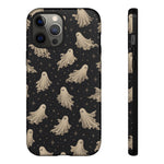Vintage Ghost Pattern phone case | Halloween spooky stars design