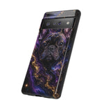 French Bulldog Galaxy Marble Art Tough Phone Case