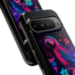 Neon Parrot Cocktails phone case | Tough Cases