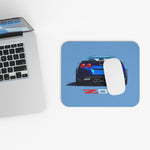 C6 Z06 Mouse Pad Blue Chevy Sports Car Desk Mat Gift for Car Fans