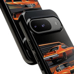 1969 GTO Judge Orange Muscle Car Tough Phone Case Cover Gift