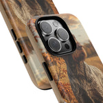 German Wirehaired Pointer Autumn Art Tough Phone Case