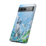 Copy of Silver Butterflies Tough Case | Blue Sky Water Droplets Phone Cover