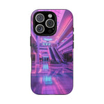 Empty Mall Escalator Vaporwave Art Tough Phone Case