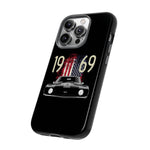 1969 Camaro SS American Flag Tough Phone Case Cover Gift Art