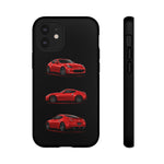 Red 370Z Sports Coupe Tough Phone Case for JDM Enthusiasts