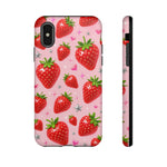 Strawberry Pattern Phone Case | Tough Cover